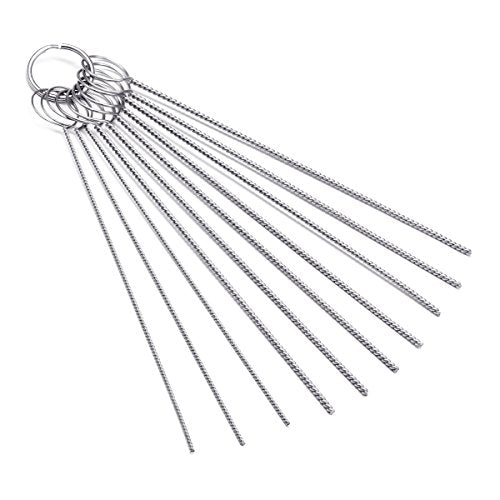Carb Carburetor Cleaner Cleaning Brushes Kit | Small Wire Brush - 20 Needles + 10 Brushes