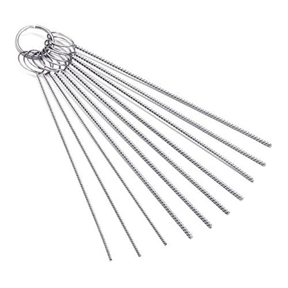 Carb Carburetor Cleaner Cleaning Brushes Kit | Small Wire Brush - 20 Needles + 10 Brushes
