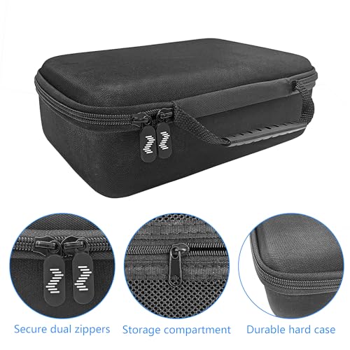 Musiin Audio Interface Storage Case, Compatible with SSL2 MKII and SSL2+ MKII Audio Interfaces, Top Cover Zipper Mesh Pocket Design and Handle Strap, Portable Travel Storage Case (Black) - color: SSL2 MKIl Black