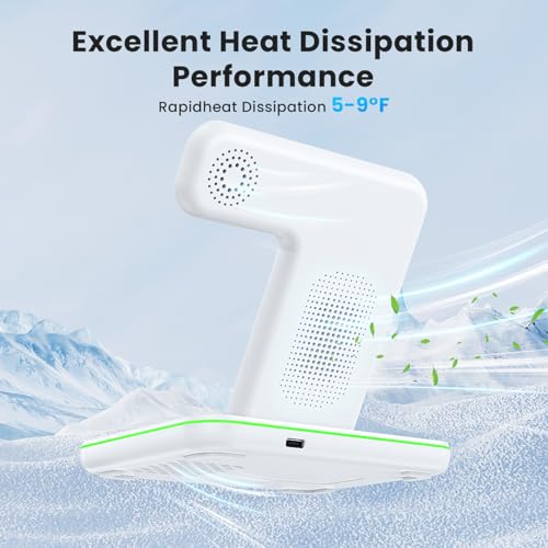 WAITIEE Foldable Wireless Charger for iPhone 17 16 15 14 13 12 11 X 8, 3 in 1 Charging Station for Apple Watch & for AirPods(White) - color: White