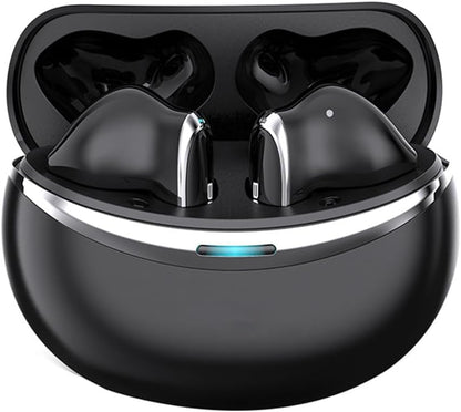 Wireless Earbuds Bluetooth 5.3 ENC Headset Low Latency Gaming Headset, TWS Stereo Wireless Headset Noise Canceling Gaming Earbuds with Microphone, IPX5 Water and Sweat Resistant, Black