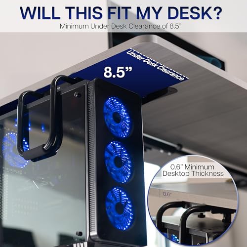 VIVO Heavy Duty Under Desk Large Office PC Mount, Holds 66 lbs - size: Large