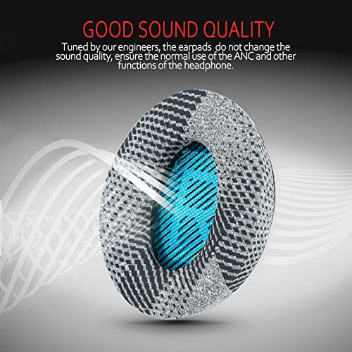 Instant-Chill Professional Bose Headphones Ear Pads, Fits Bose QuietComfort 35 ii /QC35 /QC25 /QC2 /QC15 /Ae2 /Ae2i /Ae2w /SoundTrue & SoundLink(Over-Ear), Cooling-Gel, by Krone Kalpasmos – Blue Scrim - color: Cooling-Gel Blue