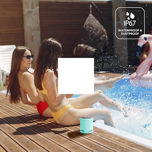 Altec Lansing HydraMicro - Waterproof Bluetooth Speaker, Lightweight & Portable Speaker for Travel & Outdoor Use, Mint - color: Mint, style: HydraMicro