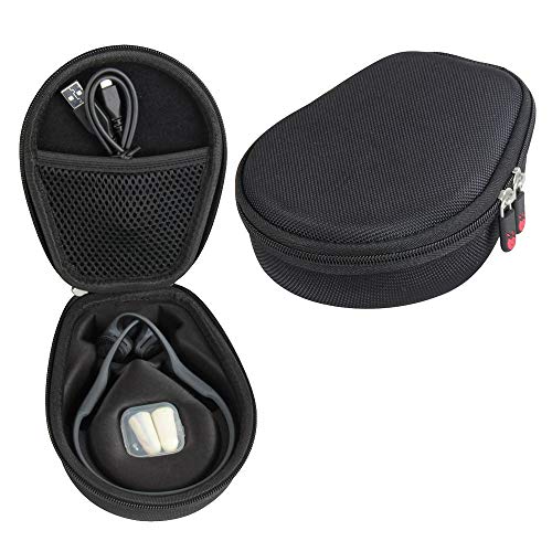 Hermitshell Case for AfterShokz Trekz Air/AfterShokz Aeropex/Titanium Mini/Shokz OpenRun Pro/SHOKZ OpenRun Pro 2 Open Ear Wireless Bone Conduction Headphones AS650 / AS800 (Black) - color: Black