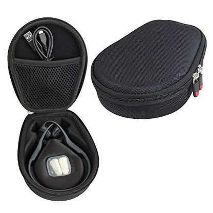 Hermitshell Case for AfterShokz Trekz Air/AfterShokz Aeropex/Titanium Mini/Shokz OpenRun Pro/SHOKZ OpenRun Pro 2 Open Ear Wireless Bone Conduction Headphones AS650 / AS800 (Black) - color: Black
