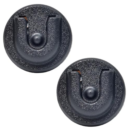 UAYESOK 2PCS Universal Mobile Radio Mic Holder with Adhesive Back | Portable CB Mic Hang Up Clip Mount, For Yaesu MH-67A8J, HYT SM16A1, Motorola Kenwood QYT KT-8900 Car Microphone - style: 2 Packs