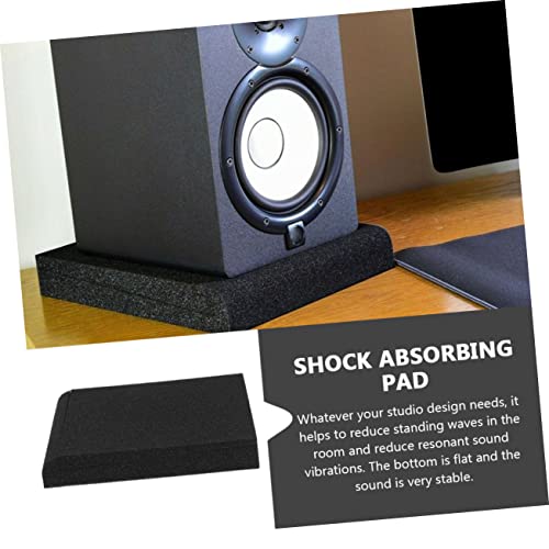 5 Inch High Density Speaker Isolation Pad with Black Sponge Cushion