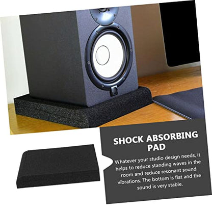 5 Inch High Density Speaker Isolation Pad with Black Sponge Cushion