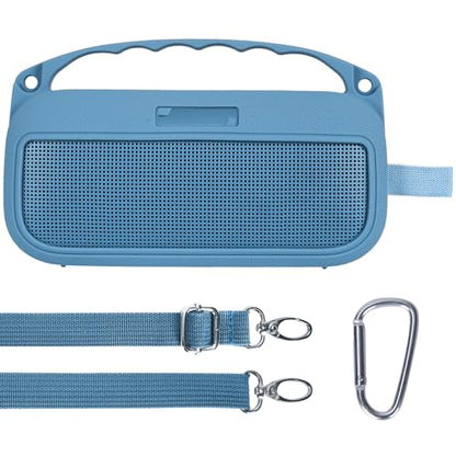 Lebakort 2nd Gen Silicone Cover Compatible with Bose SoundLink Flex 2nd Gen/Bose SoundLink Flex Portable Speaker (Blue Dusk Cover) - color: Blue Dusk Cover