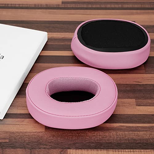 Geekria NOVA Replacement Ear Pads for Skullcandy Crusher Wireless, Crusher EVO, Crusher ANC, Hesh3, HeshEVO, HeshANC, Venue ANC Headphones Ear Cushions, Repair Parts with Video Guide (Pink)