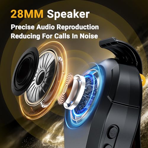 Redpepper Wearable Bluetooth Speaker, Clip-On Wireless Jobsite Pro IPX6 Waterproof Portable Speaker, Built-in Mic for Hands-Free Music/Calls