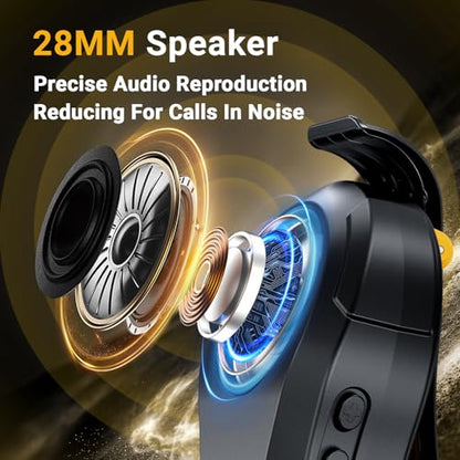 Redpepper Wearable Bluetooth Speaker, Clip-On Wireless Jobsite Pro IPX6 Waterproof Portable Speaker, Built-in Mic for Hands-Free Music/Calls