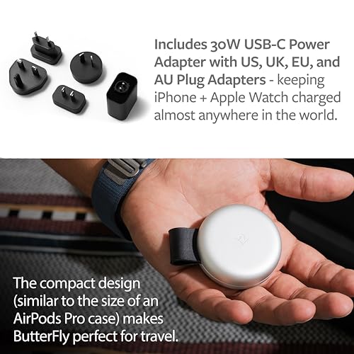 Twelve South AirFly Pro Bluetooth Wireless Audio Transmitter Receiver & Twelve South Butterfly 2-in-1 USB-C MagSafe Charger - style: Bundle AirFly Pro + ButterFly