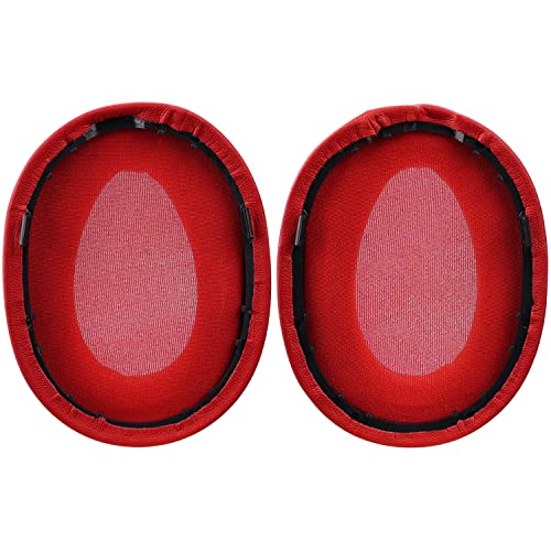SOULWIT Replacement Earpads for Sony h.Ear on MDR-100A (MDR100A), MDR-100AAP (MDR100AAP), MDR-H600A (MDRH600A) Headphones, Ear Pads Cushions with Noise Isolation Memory Foam (Cinnabar Red) - color: Cinnabar Red