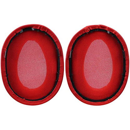 SOULWIT Replacement Earpads for Sony h.Ear on MDR-100A (MDR100A), MDR-100AAP (MDR100AAP), MDR-H600A (MDRH600A) Headphones, Ear Pads Cushions with Noise Isolation Memory Foam (Cinnabar Red) - color: Cinnabar Red
