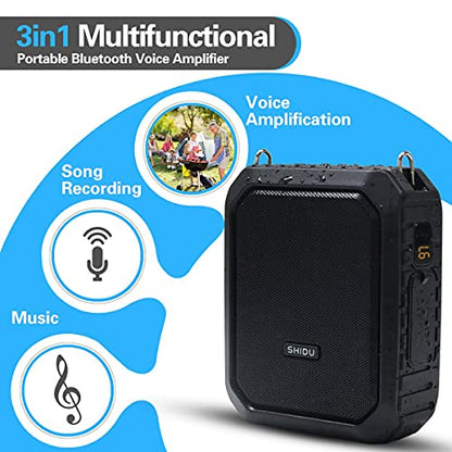 Voice Amplifier with Lapel Mic/Microphone Headset