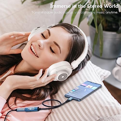 USB Type C to 1/4 Headphone Adapter 6.35mm Female to USB C Adapter | Stereo TRS 1/4 Female to USB C Aux Audio Jack Adapter for Amplifier, Mixer, Home Theater, Phone, Laptop, 6.35mm Headphone - style: USB-C Male to 1/4 Female