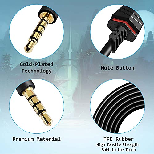 2M Inline Mute(Slide) TPE Cord for Astro A40 Headsets | Inline Mute Function(Slide Button)Audio Cable, 2 Meter Long , TPE, Compatible with Astro A40 Headsets - size: 2M, style: Mute Function-TPE