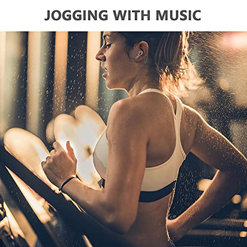 2 Pairs Ear Hook Compatible with AirPods Pro 3 2 1 Gen, YINVA Multi-Dimensional Adjustable Ear Holder (White+Transparent) - color: White+Transparent