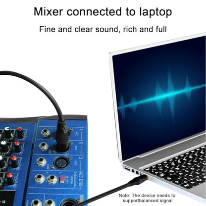 3.5mm to XLR Female Cable 6.6FT, Unbalanced 1/8 Mini Jack TRS Stereo Male to XLR Microphone Audio Cable, 24K-Gold-Plated Contacts for The cleanest Sound Experience - size: 6.6FT, style: 3.5 to XLR Female