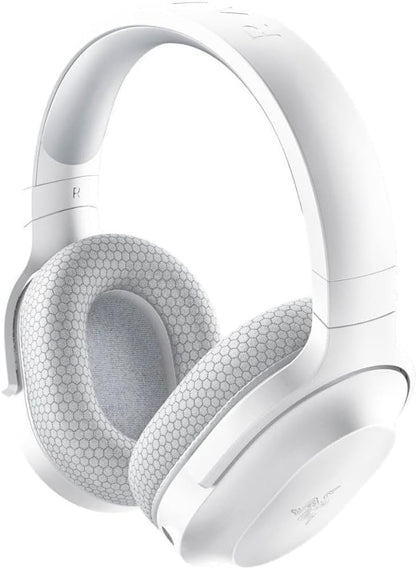 Razer Barracuda X Wireless Gaming & Mobile Headset (PC, PlayStation, Switch 2, Android, iOS): 2.4GHz Wireless + Bluetooth - 40mm Drivers - 50 Hr Battery - Mercury White (Renewed)