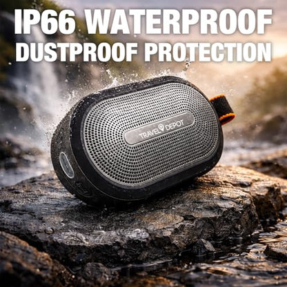Travel Depot Magnetic Bluetooth Speaker for Golf Cart, Portable Waterproof | Wireless Speaker, Loud Stereo Sound, 18H Battery, IP66 Outdoor Speaker with TWS, Bluetooth 5.3 for Travel, Beach, Hiking - size: 1 Pack