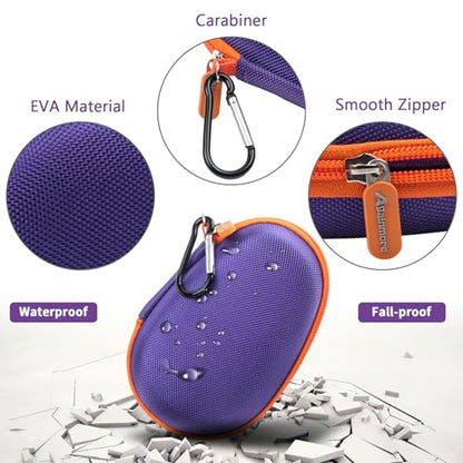 Carrying Case for JBL Clip 5 and for JBL Clip 4 Speaker - color: Purple