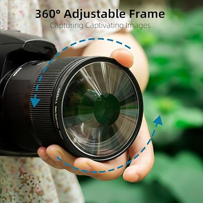 GREEN.L 82mm Spiral Halo Camera Lens Filter Halo Swirl Filter - size: 82mm, style: Spiral Halo Filter