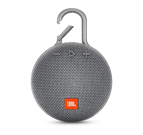JBL CLIP 3 - Waterproof Portable Bluetooth Speaker - Gray (Renewed) - color: Gray