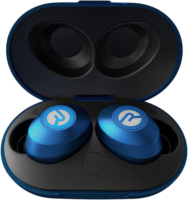 Raycon Everyday Bluetooth Wireless Earbuds with Microphone - Active Noise Cancelling, Sweat & Water-Resistant Earphones, Ear Buds Wireless Bluetooth Up to 32 Hours Playtime (Blue) - color: Blue
