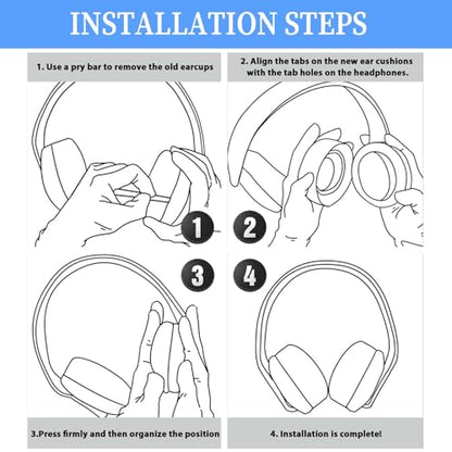 Pulse 3D Earpads Cushions Replacement for Sony PlayStation 5 Pulse 3D PS5 Headset,PS5 Cooling Gel Ear Pads Replacement Ear Cushions,Ear Cups Accessories with Noise Isolation Foam(Black) - color: Black-Gel