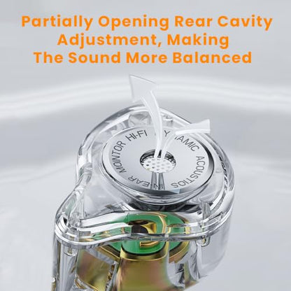 Piluyaa QKZ AK6 Ultra Wired Gaming Earbuds in-Ear Monitors Headphones MIC - color: Black