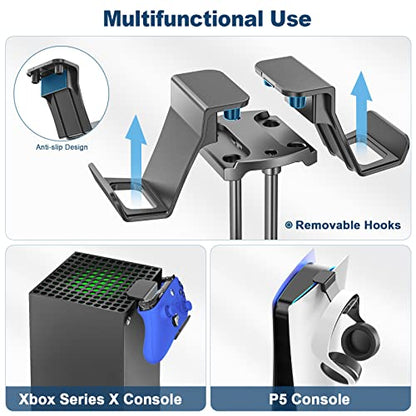 OIVO Portable Electronic Device Stand, Compatible with Controllers, Headphones, and Phones, Sturdy and Durable Design, Anti-Slip Feet, Quick and Easy to Install