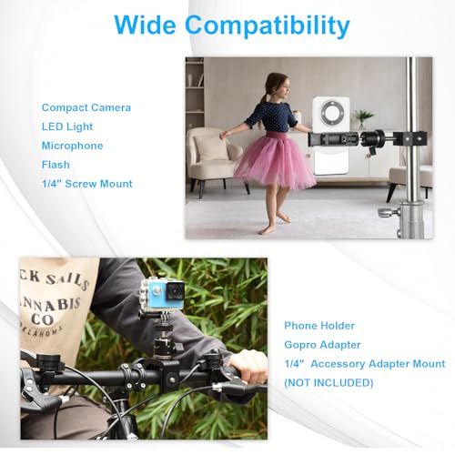 UTEBIT Super Clamp Mount with Mini Ball Head Mount, 30mm - size: 30mm