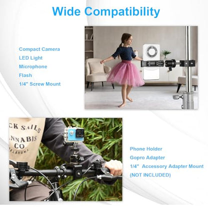 UTEBIT Super Clamp Mount with Mini Ball Head Mount, 30mm - size: 30mm