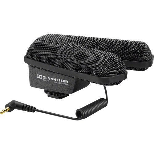 Sennheiser MKE 440 Stereo Shotgun Microphone Kit with Fur Windshield and Batteries