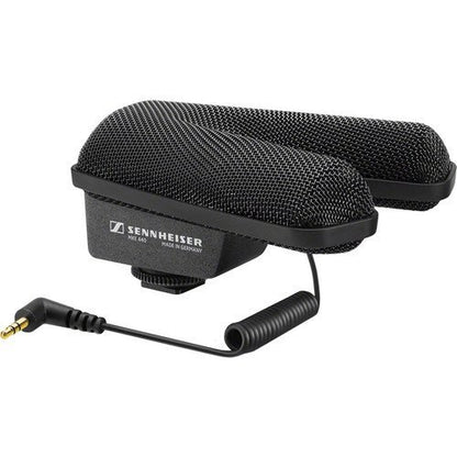 Sennheiser MKE 440 Stereo Shotgun Microphone Kit with Fur Windshield and Batteries