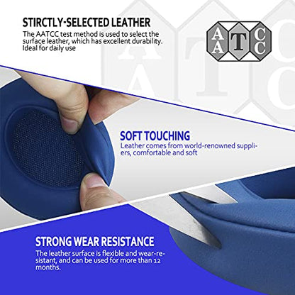 Beats Studio 3 Replacement Ear Pads – Compatible with Beats Studio 3 & 2 Wired/Wireless (Model B0501/B0500), Premium Beats Headphones Accessories with Memory Foam, Blue - color: Blue