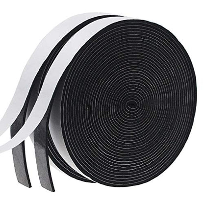 Weather Stripping Door Seal Strip for Doors and Windows, 1In x 1/8In x 33Ft x 2 Roll Foam Insulation Tape Self Adhesive,Sound Proof,Weatherstrip,Pipe Cooling, Air Conditioning Seal Strip - size: 1 in x 1/8 in x 33 ft x 2 Roll