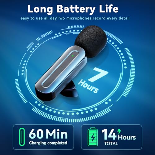3 in 1 Wireless Lavalier Microphones for iPhone,Android,USB-C,Camera,Built-in Reduction ChipNoise,Plug-Play, 2.4G Ultra-Low Delay Mini Microphone for Interview/tiktok/Vlog/YouTube(3 MIC)