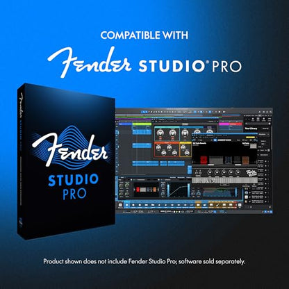 Fender AudioBox GO USB Audio Interface, for Guitarist, Vocalist, or Producer. Includes easy to use software, Fender Studio app, Amp and FX pack to create Studio Quality recordings. PC/Mac | Or Producer. Includes easy to use software, Fender Studio app, Am