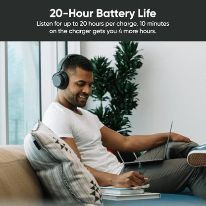 Wyze Lifestyle Noise Cancelling Wireless Over-Ear Headphones | Active Noise Cancelling, Alexa Built-in, HiFi Sound, Transparency Mode for Travel Home Office, Custom EQ via Wyze App