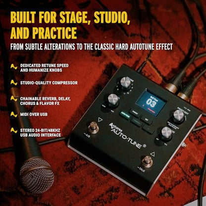 HeadRush VX5 Vocal Effects AutoTune Pedal | Antares Auto-Tune, Vocal Effects, Vocal Harmony, Real Time Pitch Correction, Audio Interface with Mic/Guitar Inputs - style: VX5 Vocal Effects Processor