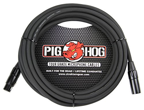 Pig Hog PHM30 High Performance 8mm XLR Microphone Cable, 30 Feet - size: 30 ft