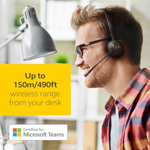 Jabra Engage 75 SE (Second Edition) DECT Wireless Dual-Ear Headset, Black | Wireless Performance, Advanced Noise-Cancelling Microphone, All Day Battery Life, Ideal For Office And Call Center - style: Dual-Ear