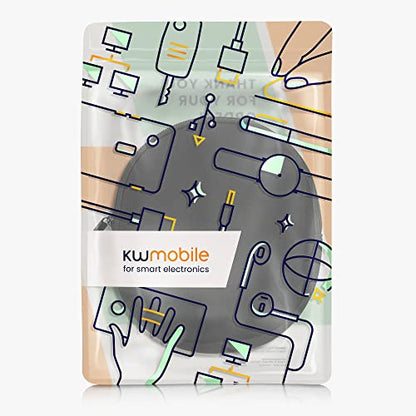 kwmobile Neoprene Headphone Case for H390 Cover – Over-Ear Headset Storage Pouch - Soft Travel Carry Bag Black - color: black