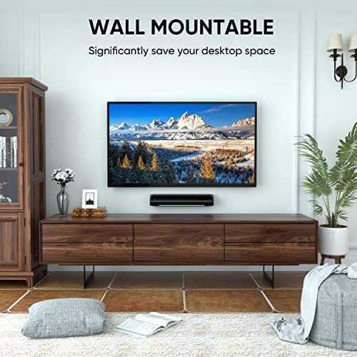Saiyin Sound Bar for Smart TV, 17 Inch Soundbar TV Speakers with Volume Indicator for TV PC Projector.