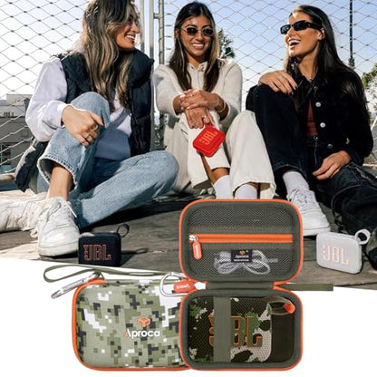 Case for JBL Go 4 / GO 5 / Go 3 Ultra Portable Speaker -Squad (Case Only) - color: Squad