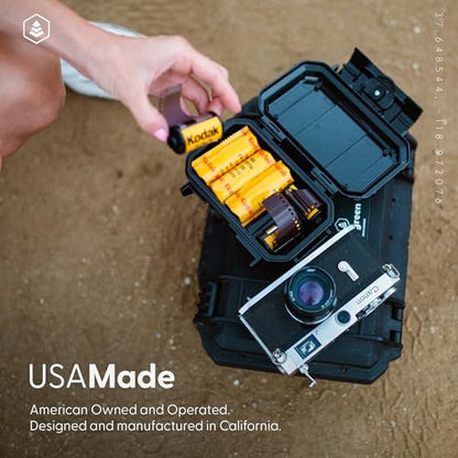 Evergreen 52 Waterproof Dry Box Protective Case - Travel Safe/Mil Spec/USA Made - for Cameras, Camping, Fishing, Hiking, Traveling, Water Sports, Knives, Survival (Clear) - color: Clear